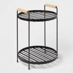 Round Vanity Organizer With Wood Handles - Brightroom™ 7 Round Vanity Organizer With Wood Handles - Brightroom™ -Brightroom GUEST 29595118 98ba 4b78 8812 6ac78477e421