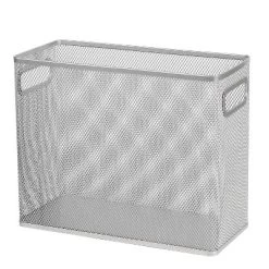 Mesh Hanging File Box Silver - Brightroom™