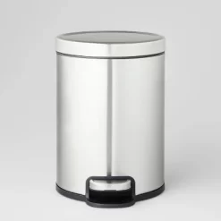 5L Round Step Trash Can - Brightroom™ 18 5L Round Step Trash Can - Brightroom™ -Brightroom GUEST 3f2ce486 ac3a 4ecf 8d38 0cc61bfcc8f2