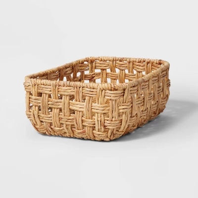Rectangular Twisted Open Checkered Weave Basket - Brightroom™ 4 Rectangular Twisted Open Checkered Weave Basket - Brightroom™ - Image 4