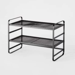2 Tier Shoe Rack Metal Mesh - Brightroom™ -Brightroom GUEST 526c6366 f577 4843 a484 8fd156aad026