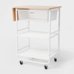 Metal Storage Cart With Mesh Drawer And Wood Top - Brightroom™ 6 Metal Storage Cart With Mesh Drawer And Wood Top - Brightroom™ -Brightroom GUEST 6a3f4f1c bcb3 4ae4 9689 38ee247e03c3