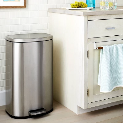 45L D Shape Step Trash Can - Brightroom™ 1 45L D Shape Step Trash Can - Brightroom™