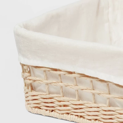 Tapered Woven Basket With Liner - Brightroom™ 2 Tapered Woven Basket With Liner - Brightroom™ - Image 2