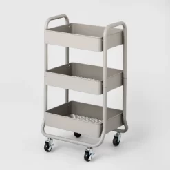 3 Tier Metal Utility Cart - Brightroom™ -Brightroom GUEST b751237f 152d 4bb9 85de 6c42ef255a3f