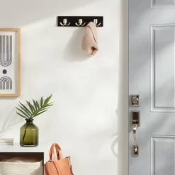 Modern Octopus 3 Rail Nickel Hooks Black - Brightroomâ„¢