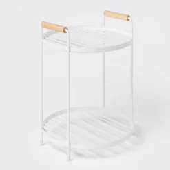 Round Vanity Organizer With Wood Handles - Brightroom™ 6 Round Vanity Organizer With Wood Handles - Brightroom™ -Brightroom GUEST f2434174 7b6c 4774 aa32 39b1c1176e31